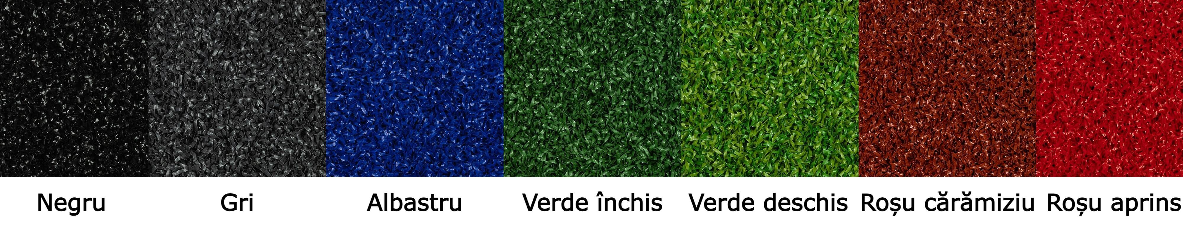 Paleta de culori pentru pista de alergat fitness interior 