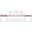 Bara olimpica pentru Crossfit ATX® Cerakote Fire Red, haltera, 20 kg, 220 cm, Ø 50 mm 5
