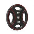 Disc fitness din polyuretan, placa de greutate, 30 mm, negru