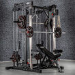 Statie fitness multifunctionala ATX ®, Smith Machine cu helcometru ATX , incarcare pe discuri 9