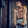 Maner triceps pentru multifunctionale fitness, usor curbat