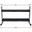 Stand, suport fitness, depozitare Kettlebell, 2 nivele, 3 latimi diferite 