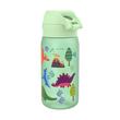 Sticla de apă Ion8 pentru copii rezistentă la scurgeri, Recyclon™, Dinozauri, 350 ml, Editie limitata