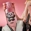 Sticla apa pentru copii, recyclon, 350 ml, Panda - Ion8 9