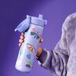 Sticla apa Slim, inox, 500ml, Butterflies - Ion8 7