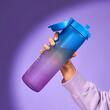Sticla apa Times To Drink, recyclon, 1L, Blue&Pink - Ion8 6