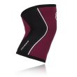 Genunchiera Rehband RX, stabilizare geununchi, 5 mm, XS - XL, Visiniu-Negru 2