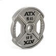 Disc olimpic din fonta cu dubla prindere ATX®, Ø 50 mm, 1.25 - 25 kg, gri