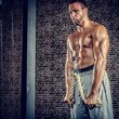 Sfoara triceps pentru multifunctionale fitness, 80 cm, din HEMPEX®