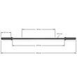 Bara fitness profesionala pentru antrenament IFS, 185 cm, 13.5 kg, Ø 50 mm, negru 4