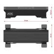 Platforma stepper fitness ATX ® pentru genuflexiuni si antenarea gambelor 5
