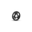 Disc fitness din cauciuc multi-grip, placa de greutate, 30 mm, negru 0,5 kg 1