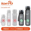 Infuzor pentru bidon apa Ion8, 750 ml / 1000 ml, transparent 2