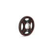 Disc olimpic ATX®, placa de greutate, poliuretan, 4 mânere de prindere, Ø 50 mm, negru/rosu 1