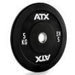 Disc olimpic, bumper, placa de greutate, cauciuc ATX® Colorfull 1