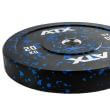 Disc olimpic Bumper de cauciuc granulat ATX® Color Splash, Ø 50, 450 mm, 5 kg 3