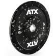 Disc olimpic Bumper de cauciuc granulat ATX® Color Splash, Ø 50, 450 mm, 5 kg 1