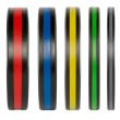 Disc olimpic Bumper de cauciuc ATX®, placa de greutate 5-25 kg, negru cu dungi colorate 4