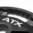 Disc olimpic ATX®, placa de greutate, fonta, Ø 50 mm, negru 5