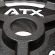 Disc olimpic ATX®, placa de greutate, fonta, Ø 50 mm, negru 4