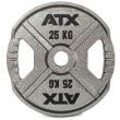 Disc olimpic, fontă, dublă prindere ATX®, placa de greutate Ø 50 mm, gri 2
