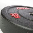 Disc olimpic Bumper de cauciuc ATX®, placa de greutate, Ø 50 mm, negru/colorat 4