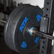 Disc olimpic Bumper de cauciuc ATX®, placa de greutate, Ø 50 mm, negru/colorat 6