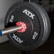 Disc olimpic Bumper de cauciuc ATX®, placa de greutate, Ø 50 mm, negru/colorat 7