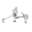 Aparat vaslit Concept 2 Model D, Rower de Crossfit, monitor PM5, 2 culori 16