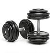 Set gantere compacte CHD, cauciucate, gradatie 2 kg 3