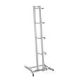 Stand depozitare 5 mingi medicinale Trendy Sport Esfera Rack, 57 x 50 x 154 cm, gri
