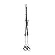 Coarda Trendy Sport Lacada pentru antrenament suspendat, tip TRX, negru/gri 1