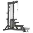 Aparat fitness ATX®, helcometru cu stiva de greutati, 3 pozitii diferite ale unghiului de tragere 1
