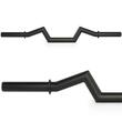 Bara fitness ATX® Super SZ priza groasa, Ø 50 mm x 120 cm, neagra 1