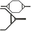 Bara hexagonala IFS Hex Bar, 140 cm, 23 kg, Ø 50 mm, negru 1