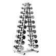 Stand, suport fitness, depozitare 10 perechi de gantere cromate sau hexagonale 1