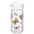 Sticla de apă Ion8 pentru copii rezistentă la scurgeri, Recyclon™, Fluturi, 350 ml, Editie limitata 2