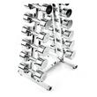 Stand, suport fitness, depozitare 10 perechi de gantere cromate sau hexagonale 2