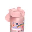 Sticla de apă Ion8 subțire rezistentă la scurgeri, Recyclon™, Unicorni si curcubeu, 500 ml, Editie Limitata 3