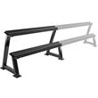 Suport pentru gantere, 144 cm, pentru 6 perechi, negru 2