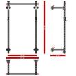 Cadru perete ATX® Fold Back Rack pliabil, seria 700, inaltime 219 cm 4