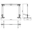 ATX® Cable Cross - statie cu scripete, incarcare pe discuri, 2 x 125 kg 7