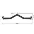 Maner dublu ATX® pentru statii multifunctionale, acoperire din neopren anti-derapant, 94 cm, negru 6