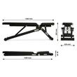 Banca fitness ATX® pentru antrenamente, 200 kg, pliabila 6