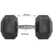 Gantera hexagonala din cauciuc IFS, Ø30 mm, 130 mm, 1 - 50 kg 5