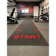 Pista de sprint, gazon sintetic fitness, Start & Finish 6