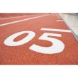 Pista de sprint, gazon sintetic fitness, numerotat 7