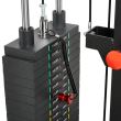 Statie fitness completa ATX® Power Rack, scripete cu stiva de greutate, incarcare maxima 400 kg, inaltime 214 cm 8