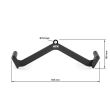 Maner dublu pentru tractiuni in forma de aripi - acoperire din neopren anti-derapant - 55 cm - prindere interioara 8