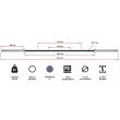 ATX® Special Deadlift Bar - 230 cm lungime - maner Ø 27 mm 4